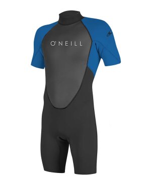 O'Neill - Youth Reactor II 2mm Back Zip S/S Spring våddragt | Børn | Black/Ocean