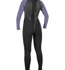 O'Neill - Women's Reactor II 3/2mm Back Zip Full våddragt | Damer | Black/Mist