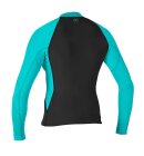 O'Neill - Women's Reactor II 1,5mm Front Zip Jakke | Dame | Black/Aqua