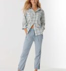 Blue Sportswear - Women's Siena Safari Skjorte | Kvinder | Green Check