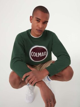 Colmar - Men's Crew Neck Sweatshirt med Maxi Logo | Herre | Botanical