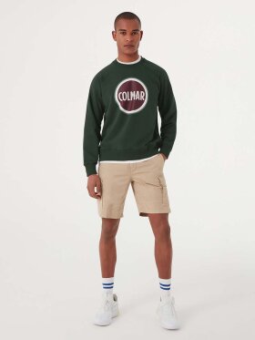 Colmar - Men's Crew Neck Sweatshirt med Maxi Logo | Herre | Botanical