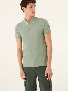 Colmar - Men's Polo Shirt med logo på ærme | Herre | Olivine 