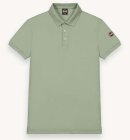 Colmar - Men's Polo Shirt med logo på ærme | Herre | Olivine 