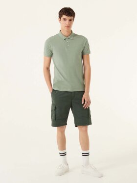 Colmar - Men's Polo Shirt med logo på ærme | Herre | Olivine 