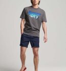 Superdry - Men's Økologiske bomuld Vintage Shorts | Herre | Atlanta Navy 