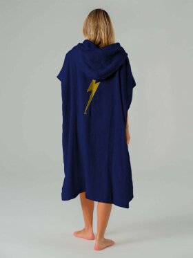 Lightning Bolt - Bolt Unisex Hooded Surfponcho - Unisex - True Blue