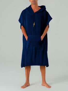 Lightning Bolt - Bolt Unisex Hooded Surfponcho - Unisex - True Blue