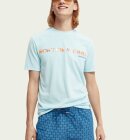 Scotch & Soda - Men's Graphic Mélange Jersey T-shirt | Herrer | Splash Mélange