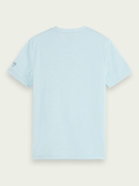 Scotch & Soda - Men's Graphic Mélange Jersey T-shirt | Herrer | Splash Mélange