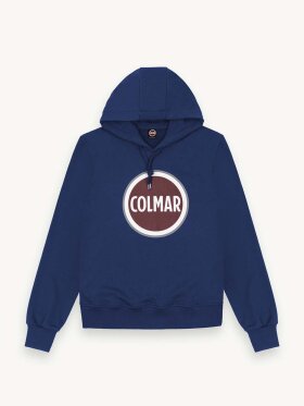 Colmar - Men's Hooded Sweatshirt m. Maxi Logo | Herre | Snorkle Blue