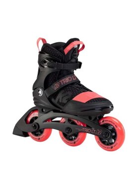 K2 - Women's Trio 100 LT Rulleskøjter | Kvinder | Black/Pink