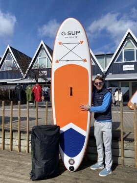 G-SUP - G-SUP Oppustelig SUP Board - Orange/White