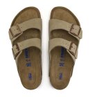 Birkenstock - Arizona Ruskindslæder Sandaler - Unisex - Taupe - Normal