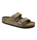 Birkenstock - Arizona Ruskindslæder Sandaler - Unisex - Taupe - Normal