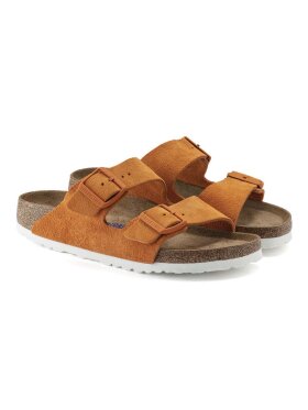 Birkenstock - Women's Arizona Ruskindslæder Sandaler (smal model) - Dame - Russet Orange