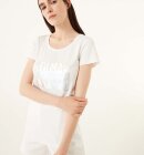 Colmar - Women's Jacquard Jersey T-shirt | Dame | White 