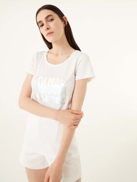 Colmar - Women's Jacquard Jersey T-shirt | Dame | White 