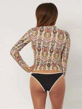 SISSTR - Women's Ikat Sandbar Rashguard | Dame | Pina