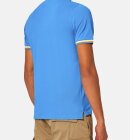 Sundek - Men's Brice Polo Shirt m. tricolore striber | Herre | Reef Blue
