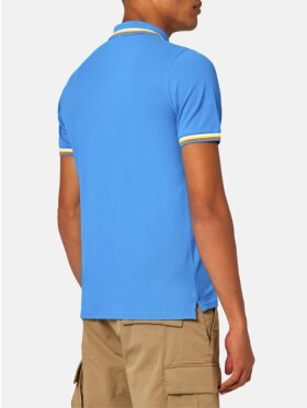 Sundek - Men's Brice Polo Shirt m. tricolore striber | Herre | Reef Blue