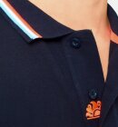 Sundek - Men's Brice Polo Shirt m. tricolore striber | Herre | Navy