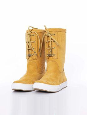 Boatboot - Women's Lace Up Læderstøvler | Dame | Yellow Boatboot - Women's Lace Up Læderstøvler | Dame | Yellow
