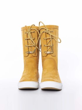 Boatboot - Women's Lace Up Læderstøvler | Dame | Yellow