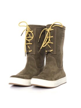 Boatboot - Women's Lace Up Læderstøvler | Dame | Green Boatboot - Women's Lace Up Læderstøvler | Dame | Green