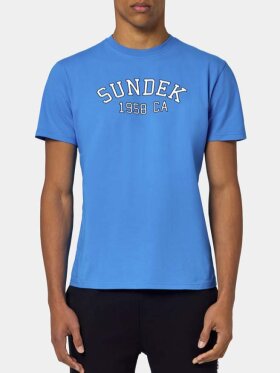 Sundek - Junior Printed T-shirt | Børn | Reef Blue