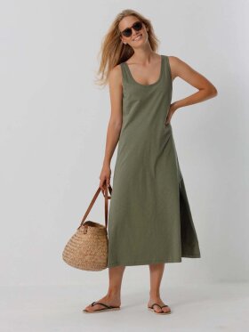 Blue Sportswear - Women's Messina Long Tank Kjole | Kvinder | Olive Grey Blue Sportswear - Women's Messina Long Tank Kjole | Kvinder | Olive Grey