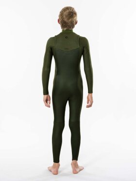 Rip Curl - Junior Dawn Patrol 3/2mm Chest Zip | Børn | Green 