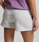 Superdry - Women's Vintage Logo Jersey shorts i økologisk bomuld | Dame | Glacier Grey Marl