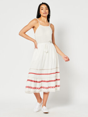 Superdry - Women's Vintage Woven Maxi nederdel | Dame | Cream