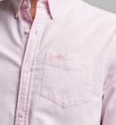 Superdry - Men's Vintage Oxford Skjorte i Øko Bomuld | Herrer | City Pink