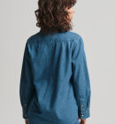 Superdry - Women's Klassisk Denimskjorte i Westernstil | Dame | Light Wash
