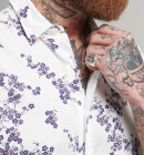 Superdry - Men's Vintage Hawaii Skjorte | Herre | Optic Blossom