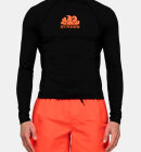 Sundek - Men's Long Sleeve UPF 50 Crew Neck Rashguard | Herre | Black 