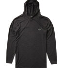 Vissla - Men's Twisted Eco Hooded Long Sleeve Lycra/UV trøje | Herre | Black Heather