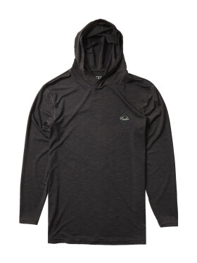 Vissla - Men's Twisted Eco Hooded Long Sleeve Lycra/UV trøje | Herre | Black Heather