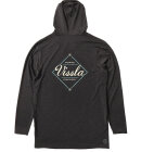 Vissla - Men's Twisted Eco Hooded Long Sleeve Lycra/UV trøje | Herre | Black Heather