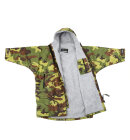 Dryrobe - Kid's Advance Long Sleeve Poncho | Børn | Camo/Grey