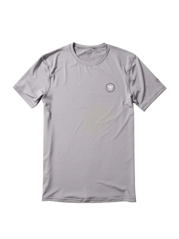 Vissla - Men's Easy Seas Eco Short Sleeve UV trøje - Herre - Grey 