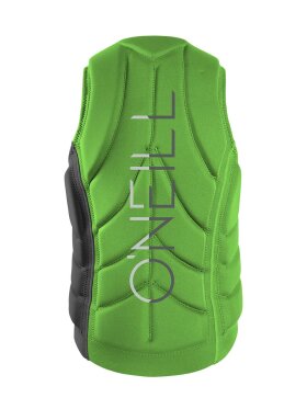 O'Neill - Junior Slasher Comp Impact Vest - Børn - Graphit/Dayglow