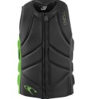 O'Neill - Junior Slasher Comp Impact Vest - Børn - Graphit/Dayglow