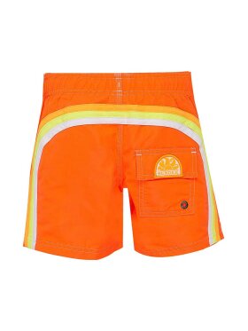 Sundek - Iconic Stretch Waist Badeshorts - Herre - Fluo Orange 