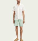 Scotch & Soda - Men's Fave linen-blend beach shorts - Herre - Smashmint Melange