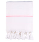 Sea Ranch - Long Beach Towel - White/Federal Blue