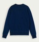 Scotch & Soda - Men's Washed Crewneck Sweatshirt - Herre - Washed Indigo