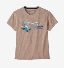 Patagonia - Women's Palm Protest Responsibility T-shirt - Dame - Shroom Taupe